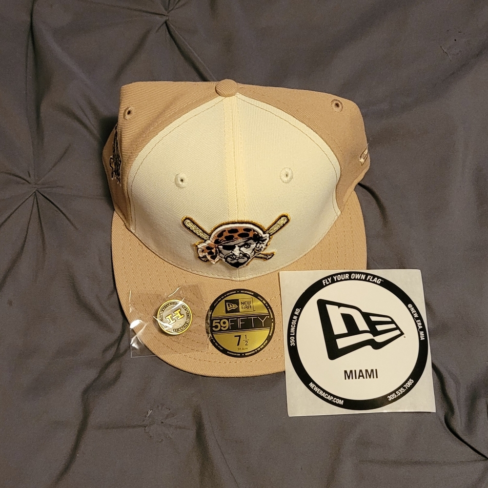 Rare Exclusive Sugar Shack Pittsburgh Pirates New Era 59Fifty - Size 7 1/2